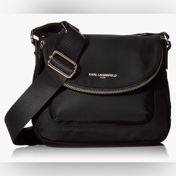 Karl Lagerfeld Bags Karl Lagerfeld Paris Cara Nylon Flap Crossbody